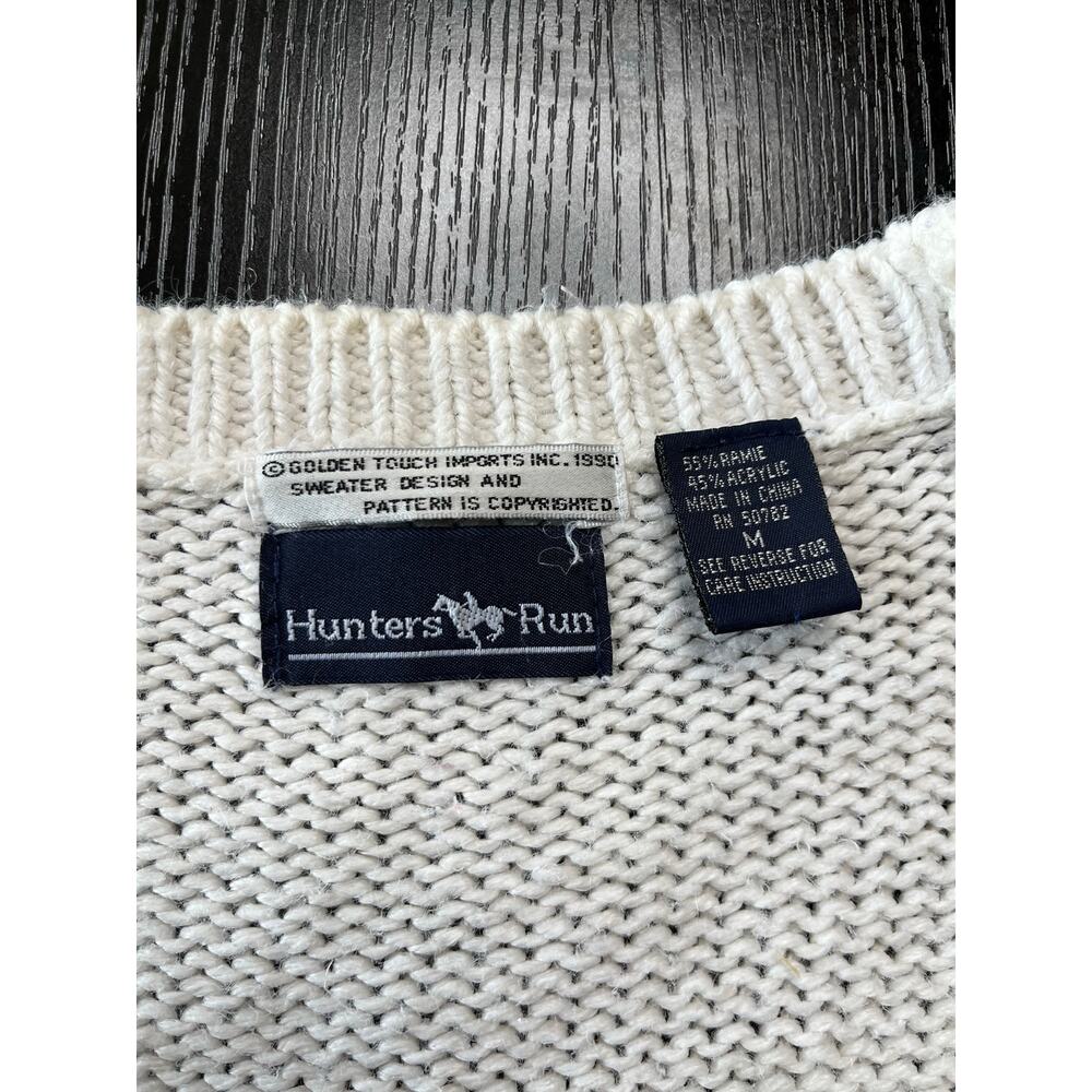 Vintage 90's Hunter's Run Chunky Knit Cardigan Sweater - Picture 7 of 11
